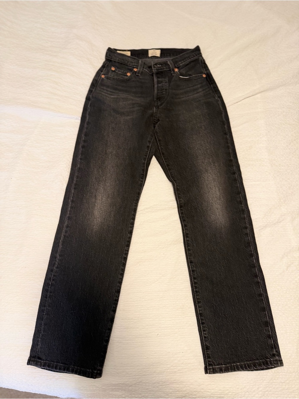 Levi’s 501 Women’s Straight Jeans Size 26 - Washed Black